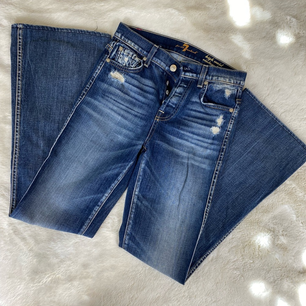 7 For All Mankind High Waist Vintage Bootcut Jeans NWOT